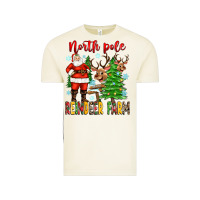 Vintage Arctic north pole reindeer farm Vintage Tee - Zillion Design Studio