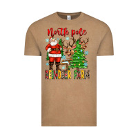 North Pole Reindeer Farm Vintage Tee | Teevron