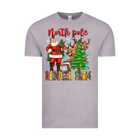 Vintage Zinc north pole reindeer farm Vintage Tee - Zillion Design Studio