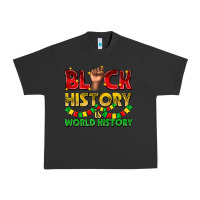 Pigment Black black history is world history Urban Heavy Tee - texasbilliewilder