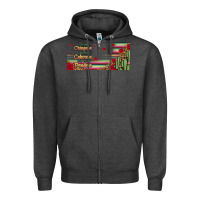 Charcoal Heather always chingona 16oz libbey cup Zipper Hoodie - HRA Design Shop
