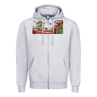 Heather Grey always chingona 16oz libbey cup Zipper Hoodie - HRA Design Shop