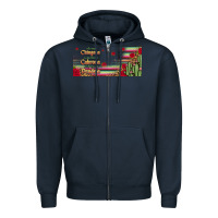 Navy always chingona 16oz libbey cup Zipper Hoodie - HRA Design Shop