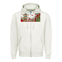 Oatmeal Heather always chingona 16oz libbey cup Zipper Hoodie - HRA Design Shop