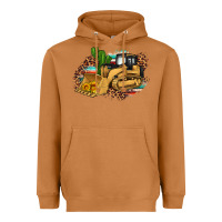 Meerkat bulldozer leopard cactus sunflower Heavyweight Hoodie - Artiststas