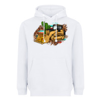 White bulldozer leopard cactus sunflower Heavyweight Hoodie - Artiststas