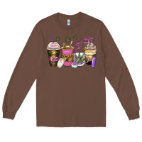 Chestnut weed coffee cups Long Sleeve Tee - Zillion Design Studio
