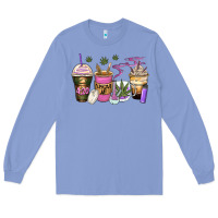 Colony Blue weed coffee cups Long Sleeve Tee - Zillion Design Studio