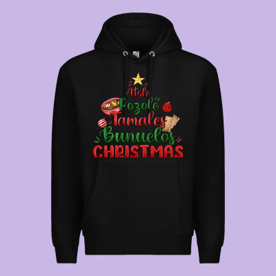 Atole Pozole Mexican Christmas Premium Hoodie Designed By Maliassmallbusiness