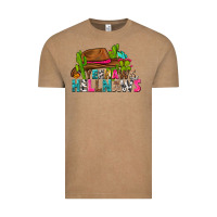 Vintage Coffee yeehaws and hellnaws Vintage Tee - texasbilliewilder