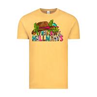 Vintage Mustard yeehaws and hellnaws Vintage Tee - texasbilliewilder