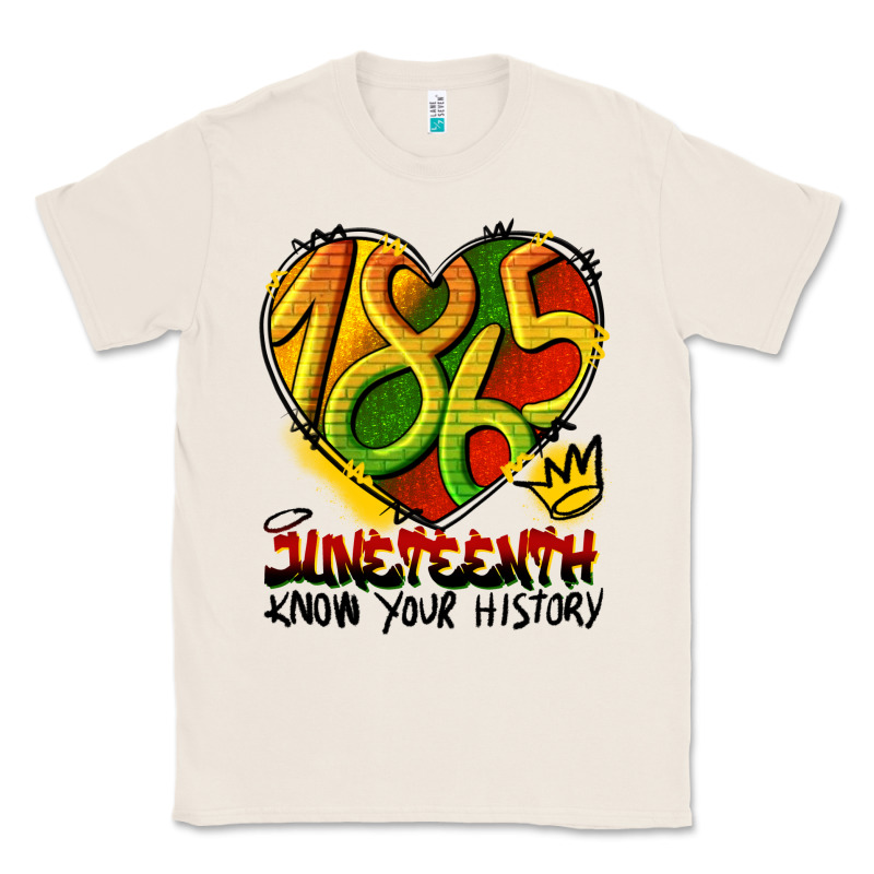 Juneteenth 1865 Graffiti Classic Tee by HRA Design Shop | Teevron