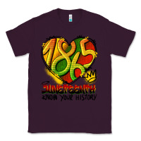 Plum juneteenth 1865 graffiti Classic Tee - HRA Design Shop