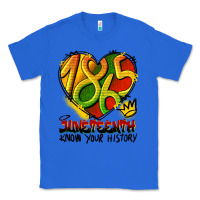 True Royal juneteenth 1865 graffiti Classic Tee - HRA Design Shop