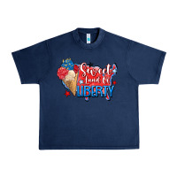 Navy sweet land of liberty Urban Heavy Tee - Zillion Design Studio