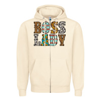 Sandshell western boss lady Zipper Hoodie - HRA Design Shop