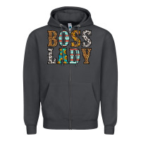 Smoke western boss lady Zipper Hoodie - HRA Design Shop