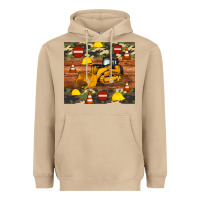 Bulldozer Camouflage Tumbler Heavyweight Hoodie | Teevron