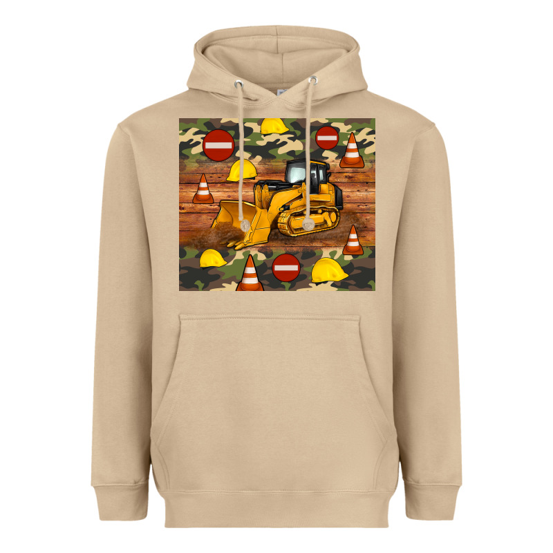 Bulldozer Camouflage Tumbler Heavyweight Hoodie by Artiststas | Teevron