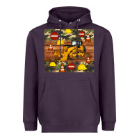 Plum bulldozer camouflage tumbler Heavyweight Hoodie - Artiststas