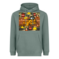 Sage bulldozer camouflage tumbler Heavyweight Hoodie - Artiststas