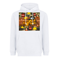 White bulldozer camouflage tumbler Heavyweight Hoodie - Artiststas