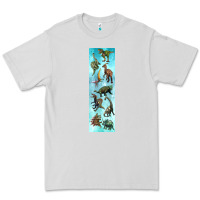 Dove Grey dinosaurs pen wrap Premium Tee - Artiststas