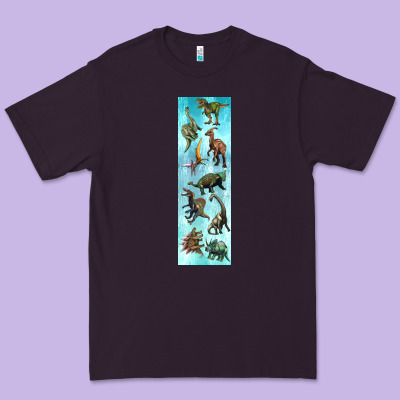 Dinosaurs Pen Wrap Premium Tee Designed By Artiststas