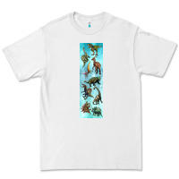White dinosaurs pen wrap Premium Tee - Artiststas