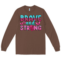 Chestnut Brave and Strong Long Sleeve Tee - texasbilliewilder
