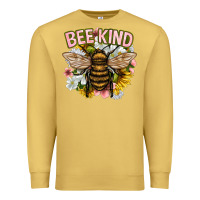 Antique Gold bee kind Premium Sweatshirt - NancyCooperArtShop