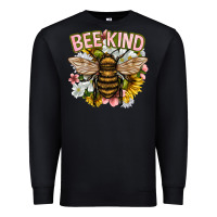 Black bee kind Premium Sweatshirt - NancyCooperArtShop