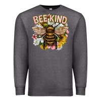 Charcoal Heather bee kind Premium Sweatshirt - NancyCooperArtShop