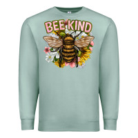 Seafoam bee kind Premium Sweatshirt - NancyCooperArtShop