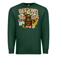 Sports Green bee kind Premium Sweatshirt - NancyCooperArtShop