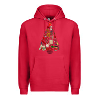 Cardinal teacher christmas tree Premium Hoodie - MaliasSmallBusiness