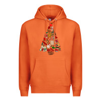 Carrot teacher christmas tree Premium Hoodie - MaliasSmallBusiness