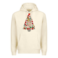 Sandshell teacher christmas tree Premium Hoodie - MaliasSmallBusiness