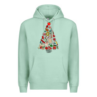 Seafoam teacher christmas tree Premium Hoodie - MaliasSmallBusiness