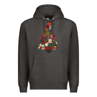Smoke teacher christmas tree Premium Hoodie - MaliasSmallBusiness