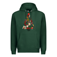 Sports Green teacher christmas tree Premium Hoodie - MaliasSmallBusiness