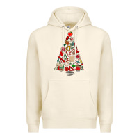 Tofu teacher christmas tree Premium Hoodie - MaliasSmallBusiness