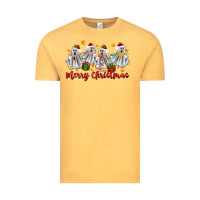 Vintage Mustard merry christmas pantasmas ghost christmas Vintage Tee - Zillion Design Studio