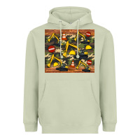 Matcha excavator camouflage Heavyweight Hoodie - Artiststas