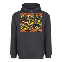 Smoke excavator camouflage Heavyweight Hoodie - Artiststas