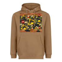Toasted Coconut excavator camouflage Heavyweight Hoodie - Artiststas
