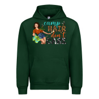 Forest Green Camp Hair Don't Care Urban Hoodie - BundleAndBundleShop