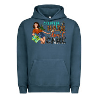Pigment Midnight Navy Camp Hair Don't Care Urban Hoodie - BundleAndBundleShop