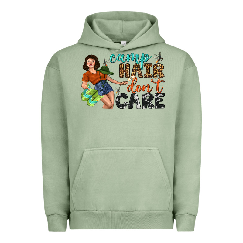 Camp Hair Don't Care Urban Hoodie by BundleAndBundleShop | Teevron