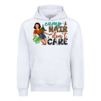 White Camp Hair Don't Care Urban Hoodie - BundleAndBundleShop